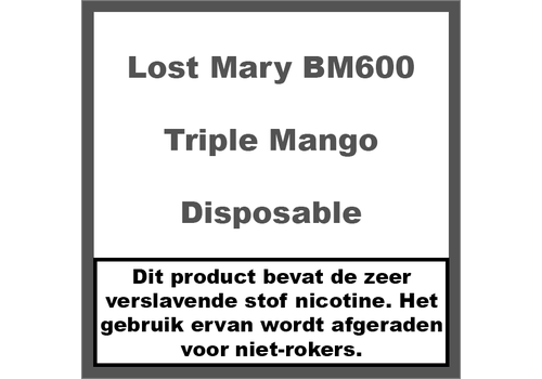 Lost Mary BM600 Triple Mango