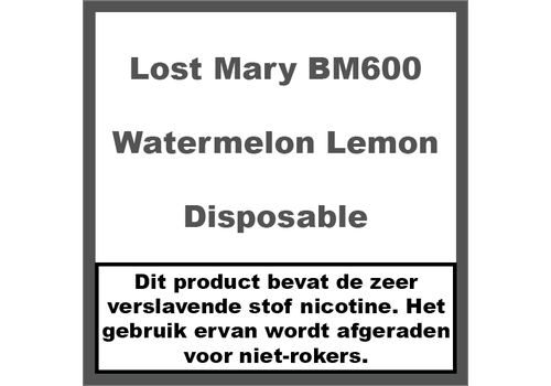 Lost Mary BM600 Watermelon Lemon