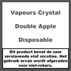 Vapeurs Crystal Double Apple