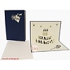 LINPopUp®, Pop Up 3D Karte, Geburtstagskarten, Glückwunsch karte, Happy Birthday, Kerze, Torte, LIN17143, N1