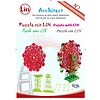 LIN DIY, 3D Pop Up Puzzle, Weihnachtsgeschenk, Weihnachtsdekoration, Klappbares Riesenrad