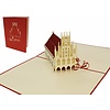 LINPOPUP Pop Up 3D Card, Greeting Card, Travel Voucher, Münster City Hall, LIN17133, LINPopUp®, N171