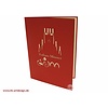 LINPOPUP Pop Up 3D Card, Greeting Card, Travel Voucher, Münster City Hall, LIN17133, LINPopUp®, N171