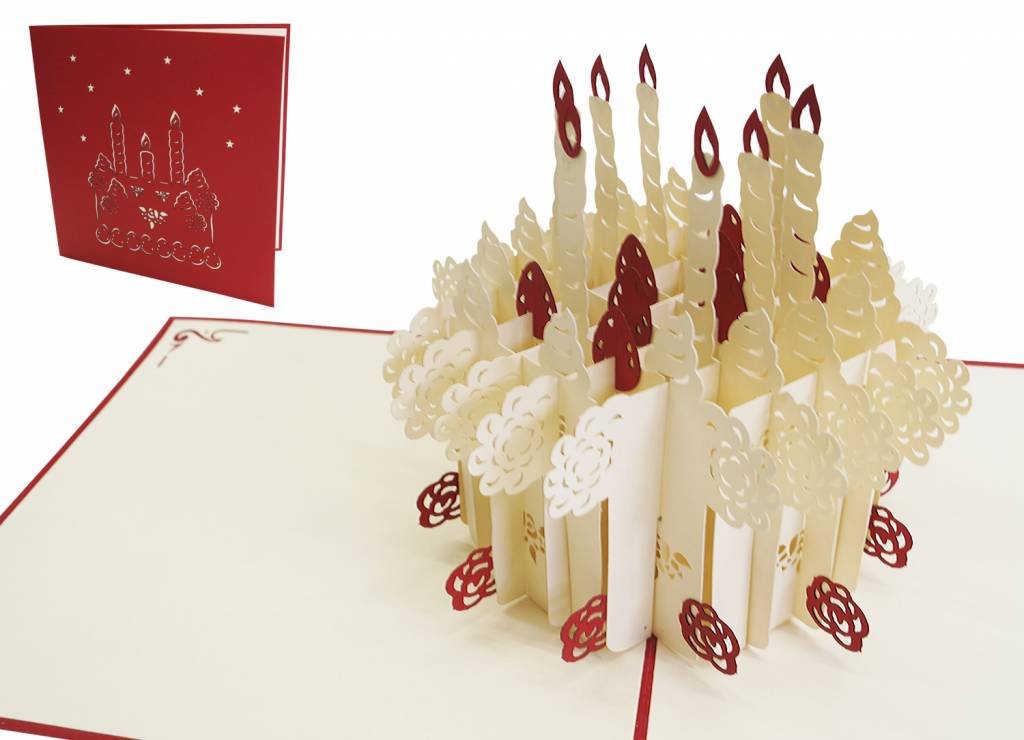 Pop Up 3D Card, Birthday Card, Congratulations Card, Birthday Cake, N130