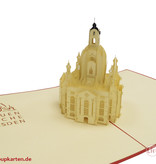 LINPOPUP Pop Up 3D Karte, Glückwunschkarte, Reisegutschein, Frauenkirche, LIN17215, LINPopUp®, N176