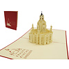 LINPOPUP Pop Up 3D Card, Greeting Card, Travel Voucher, Frauenkirche, LIN17215, LINPopUp®, N176