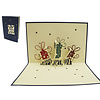 LINPOPUP Pop Up 3D Karte, Geburtstagskarten,Glückwunsch karte, Kindergeburtstag, Partyeinladung, Geschenke, LINPopUp®, N3