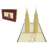 LINPOPUP Pop Up 3D Card, Greeting Card, Travel Voucher, Malaysia, Petronas Tower, LIN17412, LINPopUp®, N164