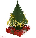 3D Pop up puzzle, Christmas tree