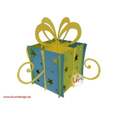3D Pop up puzzle, Pirate ship (blue) - Copy - Copy - Copy