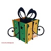 LIN DIY, 3D Pop Up Puzzle, Weihnachtsgeschenk, Weihnachtsdekoration, Klappbares  Geschenk (Grün-Orange)