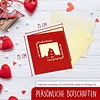 Pop Up 3D Card, Valentine's Day Card, Wedding Invitation, Wedding Card, Couple Heart LINPopUp®, N60
