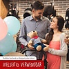 LINPOPUP Pop Up 3D Karte, Geburtskarte, Glückwunschkarte zur Geburt, Kinderwagen, LINPopUp®, N90