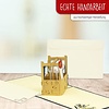 LINPOPUP 3D Pop Up Card for Birthdays, as a gift for craftsman, 3D Pop Up Card Tools, Tool Kit, LIN17498, LINPopUp®, N271