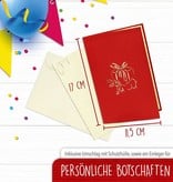 LINPOPUP Pop Up 3D Card, Birthday Card, Congratulations Card, Voucher, Gift Box, LIN17811, LINPopUp®, N125