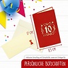 LINPOPUP POP UP 3D card, pop up birthday card 10 years, greeting card 10th birthday, pop up card, POP UP cards birthday, wedding anniversary 10 years, anniversary 10 years, LIN17631, LINPopUp®, N364