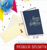 LINPOPUP LIN17267, LINPopUp®, Pop Up 3D Karte, Geburtstagskarte, Glückwunsch karte Gutschein, 80.Geburtstag, N209