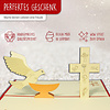 LINPOPUP Pop Up 3D Card, Birth Card, Voucher, Greeting Card for Communion, confirmation, Christening, LINPopUp®, N102