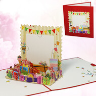 LINPOPUP Pop Up Card, 3D Card, Individual Voucher, N502