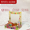 LINPOPUP Pop-Up Karten, Pop-Up Reisegutschein – 3D Gutscheinkarte Geburtstag, POP UP Karten Geburtstag, Abschied, Danke, Geldgeschenk Urlaubsgeld Reise, individueller Gutschein, LIN17761, LINPopUp®, N502