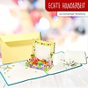 LINPOPUP Pop-Up Karten, Pop-Up Reisegutschein – 3D Gutscheinkarte Geburtstag, POP UP Karten Geburtstag, Abschied, Danke – Geldgeschenk für Urlaubsgeld - Reise, individueller Gutschein,  LIN17759, LINPopUp®, N501