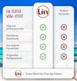 LINPOPUP Pop Up 3D Karte, Geburtstagskarte, Glückwunsch karte, Geburtstagskarte, Glückwunsch karte, Gutschein, Pension Ruhestand Abschied Reise Urlaub Strandurlaub, LIN17378, LINPopUp®, N251