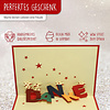 LINPOPUP Pop Up 3D Card, Thank You Card, Congratulations Card, Gift Certificate, Thank You Stars, LINPopUp®, N30