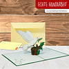 LINPOPUP pop - up 3d card, communion, confirmation, dove, LIN17766, LINPopUp®, N715