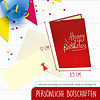 LINPOPUP LIN17347, LINPopUp®, Pop Up 3D Karte, Geburtstagskarte, Glückwunschkarte, Gutschein, 75. Geburtstag, LINPopUp®, N231