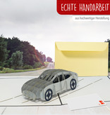 LINPOPUP Pop Up 3D Card, Birthday Card, Congratulations Card, Voucher, Car, Sports Car, LIN17237, LINPopUp®, N145