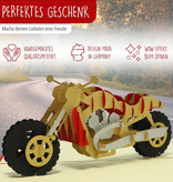 LINPOPUP Pop Up 3D Karte, Geburtstagskarten, Glückwunsch karte, Biker Motorrad, LIN17195, LINPopUp®, N160