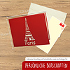 LINPOPUP Pop Up 3D Card, Greeting Card, Travel Voucher, Eiffel Tower, LIN17090, LINPopUp®, N181