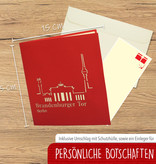 LINPOPUP Pop Up 3D Karte, Glückwunschkarte, Reisegutschein, Brandenburger Tor Berlin, LINPopUp®, N173