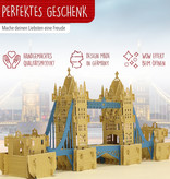 LINPOPUP Pop Up 3D Karte, Glückwunschkarte, Reisegutschein, Tower Bridge, LIN17125, LINPopUp®, N187