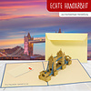 LINPOPUP Pop Up 3D Card, Greeting Card, Travel Voucher, Tower Bridge, LIN17125, LINPopUp®, N187