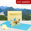 LINPOPUP Pop Up 3D Card Munich, Greeting Card, Travel Voucher, Munich Bavaria, LIN17222, LINPopUp®, N192