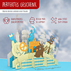 LINPOPUP Pop Up 3D Card Munich, Greeting Card, Travel Voucher, Munich Bavaria, LIN17222, LINPopUp®, N192