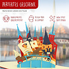 LINPOPUP Pop Up 3D Card, Greeting Card, Travel Voucher, City of Lübeck, LINPopUp®, N219