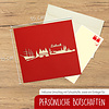LINPOPUP Pop Up 3D Card, Greeting Card, Travel Voucher, City of Lübeck, LINPopUp®, N219
