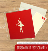 Pop Up 3D Karte, Geburtstagskarte, Glückwunschkarte, Gutschein, Theater, N262