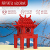 LINPOPUP Pop Up 3D Card, Congratulations Card, Travel Voucher Japan Manga, Teahouse, LIN17461, LINPopUp®, N166