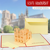 LINPOPUP Pop Up 3D Card Notre Dame de Paris, Greeting Card, Travel Voucher, Notre Dame Paris, LIN17432, LINPopUp®, N177