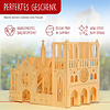LINPOPUP Pop Up 3D Card Notre Dame de Paris, Greeting Card, Travel Voucher, Notre Dame Paris, LIN17432, LINPopUp®, N177