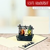 LINPOPUP Pop Up Cards Music, Pop Up Card, POP UP Cards Birthday, Pop Up Birthday Card, POP Up Cards Musical Birthday, 3D Greeting Cards Birthday Card Voucher Jazz Rock Pop Concert, LIN17583, LINPopUp®, N339