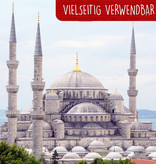 LINPOPUP Pop Up 3D Card, Greeting Card, Travel Voucher, Turkey, Blue Mosque, LIN17173, LINPopUp®, N183