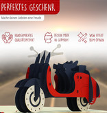 LINPOPUP Pop Up 3D Card, Birthday Card, Congratulations Card, Voucher, Vespa, LIN17380, LINPopUp®, N253