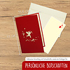 Pop Up 3D Card, Valentine's Day Card, Wedding Invitation, Wedding Card, Heart with red lettering, LINPopUp®, N57