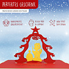 LINPOPUP Pop Up 3D Card, Christmas Card, Greeting Card, Christ Child, Angel, LIN17723, LINPopUp®, N402