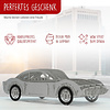 LINPOPUP Pop Up Card Car, Car Birthday, 3D Pop Up Card Car, Greeting Card, Driving Licence, Voucher Car (Silver), LIN17771, LINPopUp®, N397