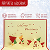 LINPOPUP Pop Up 3D Card, Christmas Card, Greeting Card, Snowman Landscape, LIN17732, LINPopUp®, N406